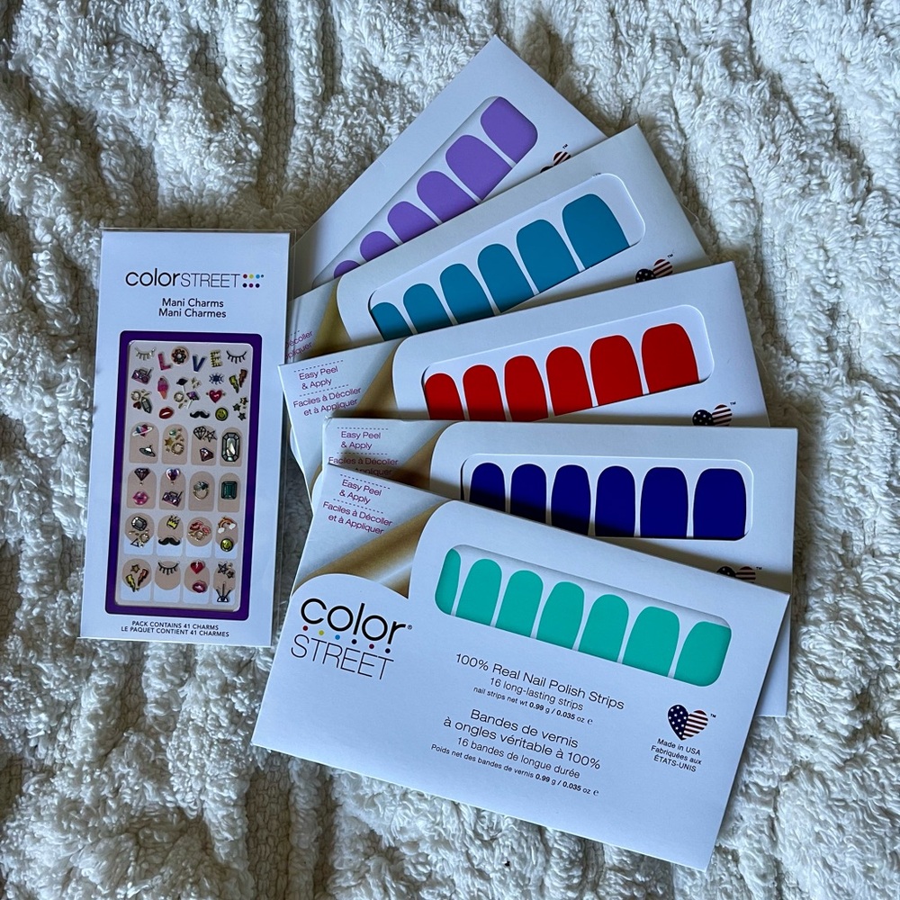 Nineties Neon | Color Street Nail Polish Strip Bundle 💜💅